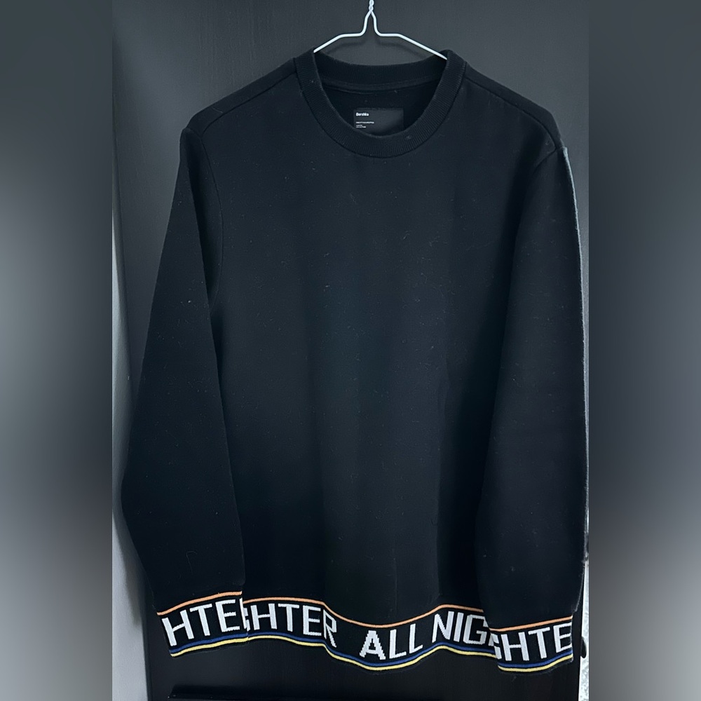 Bershka Black Round Neck Sweater